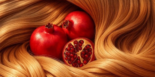 خواص عصاره انار برای موهای رنگ شده