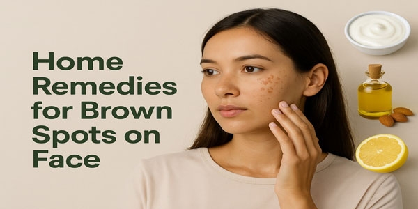 درمان خانگی لکه های قهوه ای روی صورت