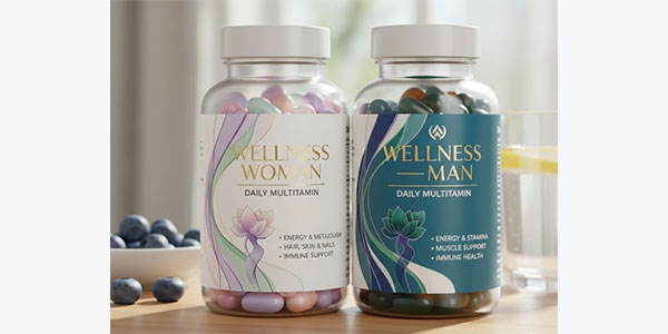 تفاوت مولتی ویتامین آقایان و بانوان: چه چیزی واقعاً مهم است؟