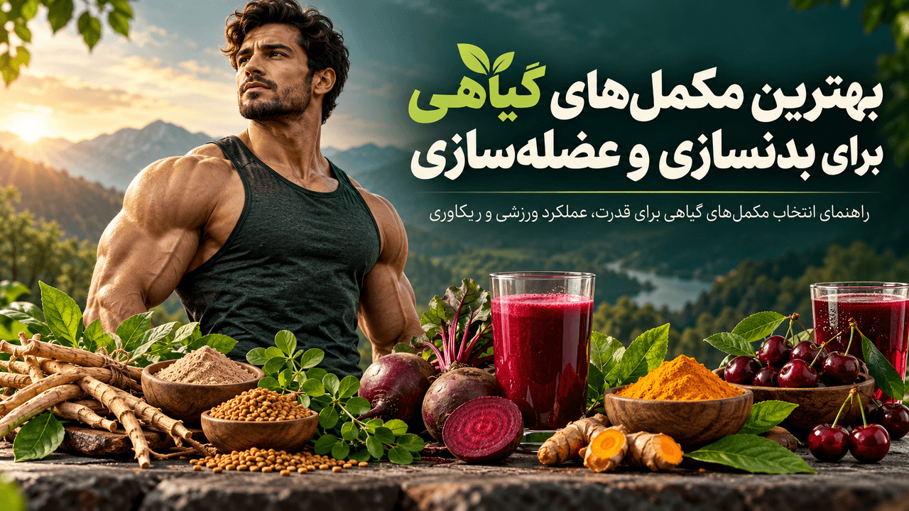 بهترین مکمل‌های گیاهی برای بدنسازی و عضله‌سازی