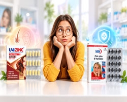 مقایسه قرص زینک پلاس با یونی زینک