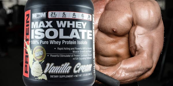 بررسی مکمل  Max whey isolate مکس ماسل (پروتئین 100% ایزوله)