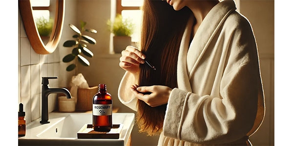 طرز استفاده روغن رزماری برای مو