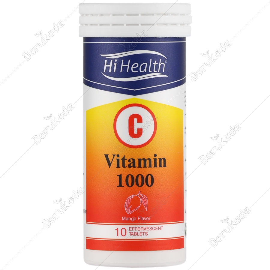قرص جوشان ویتامین سی های هلث 1000 میلی گرم