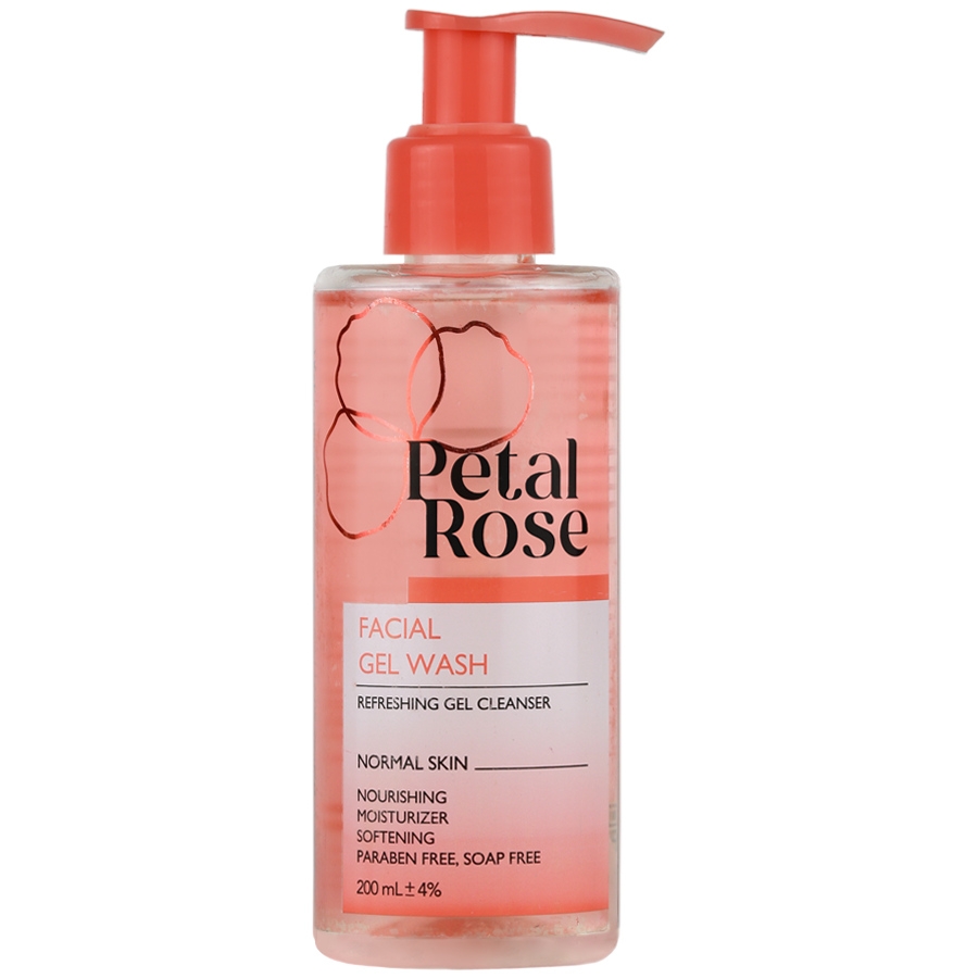 ژل شستشوی صورت پتال رز پوست معمولی