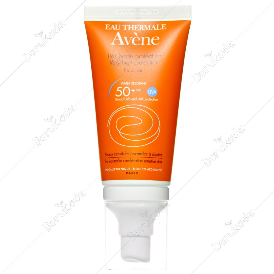 امولسیون ضد آفتاب SPF50 پوست نرمال، مختلط تا چرب