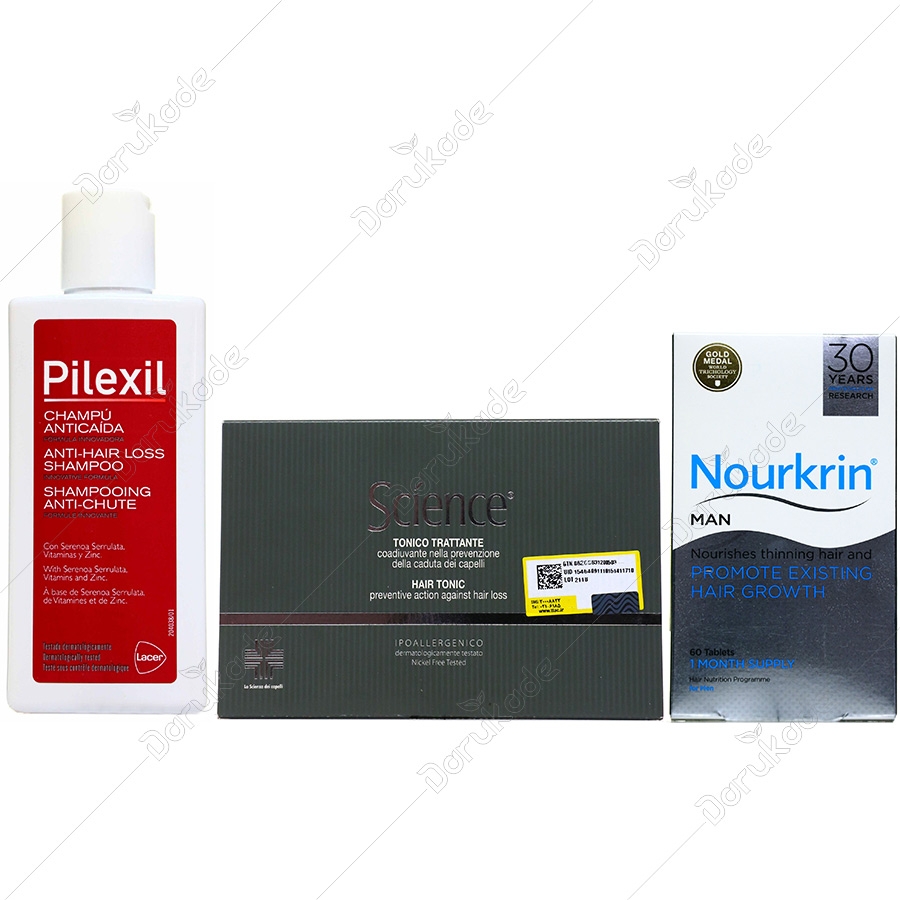 پک کامل ضد ریزش و تقویت موی آقایان 12