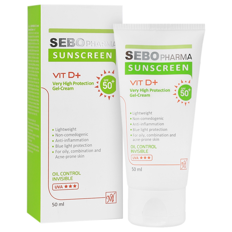 کرم ژل ضد آفتاب سبوفارما SPF50