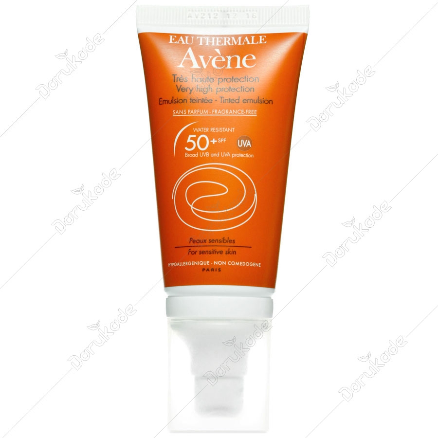 امولسیون ضد آفتاب رنگی SPF50 پوست های حساس