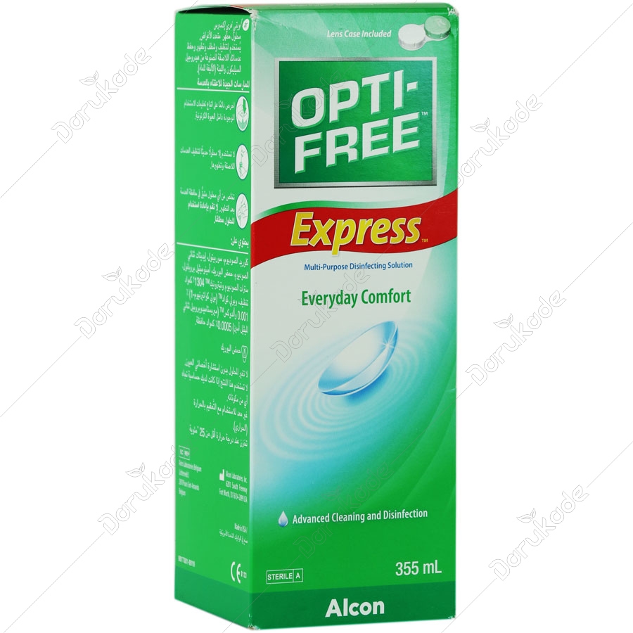 محلول شستشوی لنز تماسی اپتی فری 355 میلی لیتر