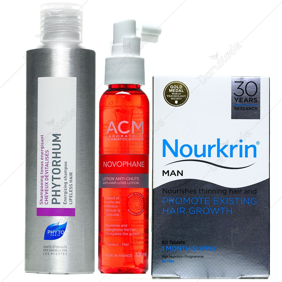 پک کامل ضد ریزش و تقویت موی آقایان 3