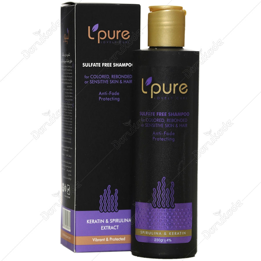 شامپو بدون سولفات حاوی جلبک اسپیرولینا
