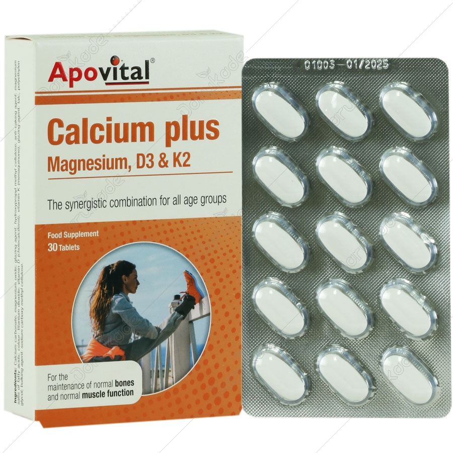 کلسیم پلاس منیزیم و ویتامین د3 و کا2