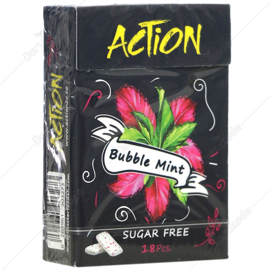 آدامس بدون شکر با طعم بابل مینت