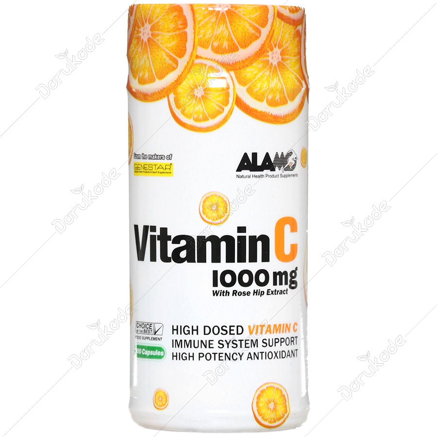 ویتامین ث 1000 میلی گرم حاوی عصاره رز هیپ