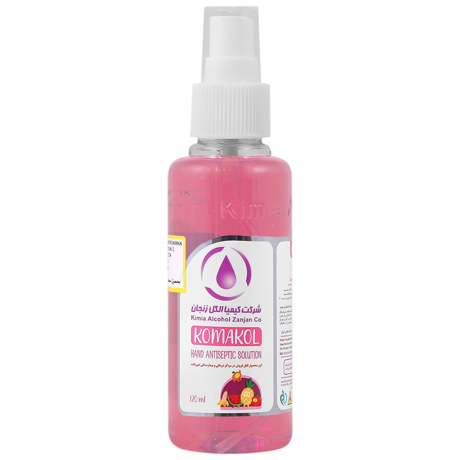 محلول ضد عفونی دست با رایحه چند میوه