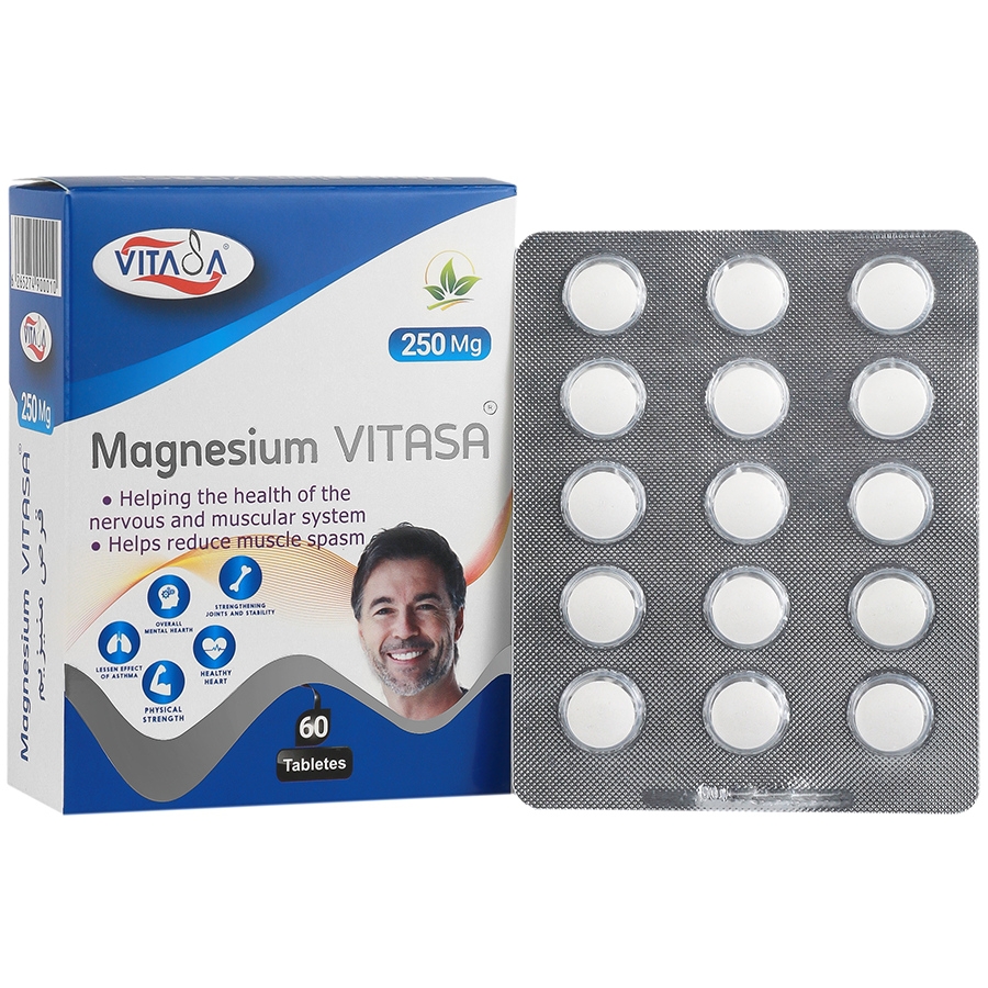 منیزیم 250 میلی گرم 60 عددی