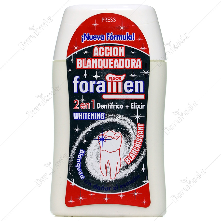 خمیردندان دهانشویه 2 در 1 سفید کننده