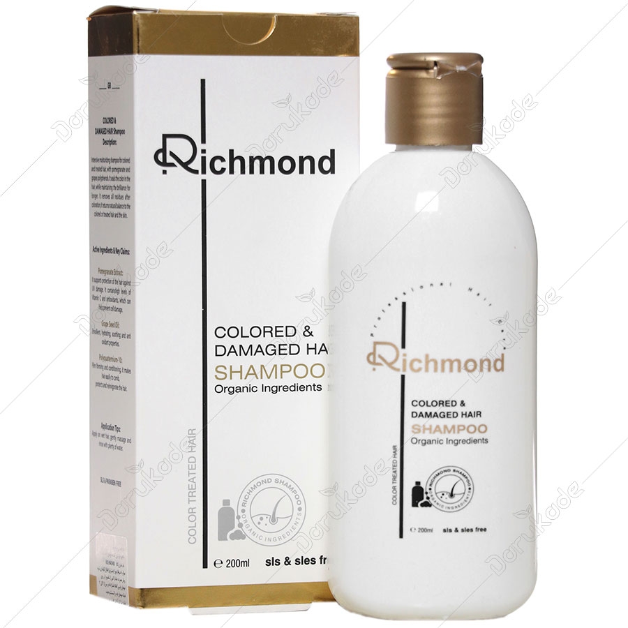 شامپو موهای رنگ شده و آسیب دیده 200 میلی لیتری