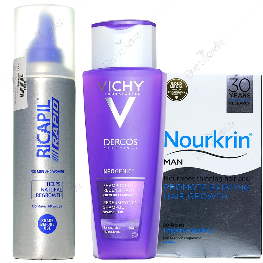 پک کامل ضد ریزش و تقویت موی آقایان 7