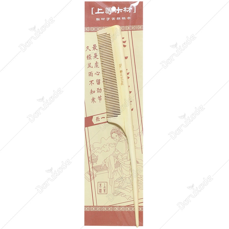 شانه چوبی دم باریک