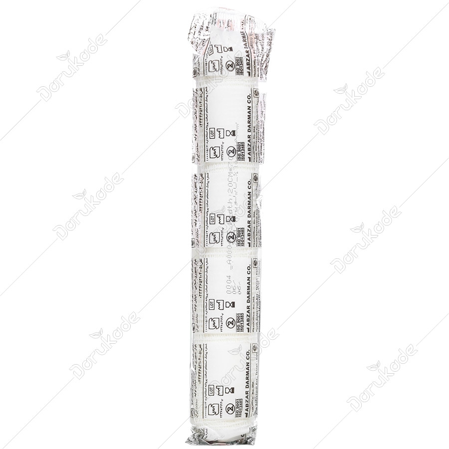 باند پانسمان شکل پذیر کنار بافته 20 سانتی متری