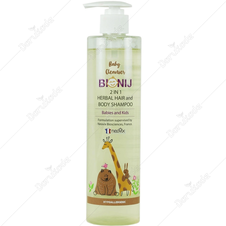 شامپو سر و بدن گیاهی کودکان