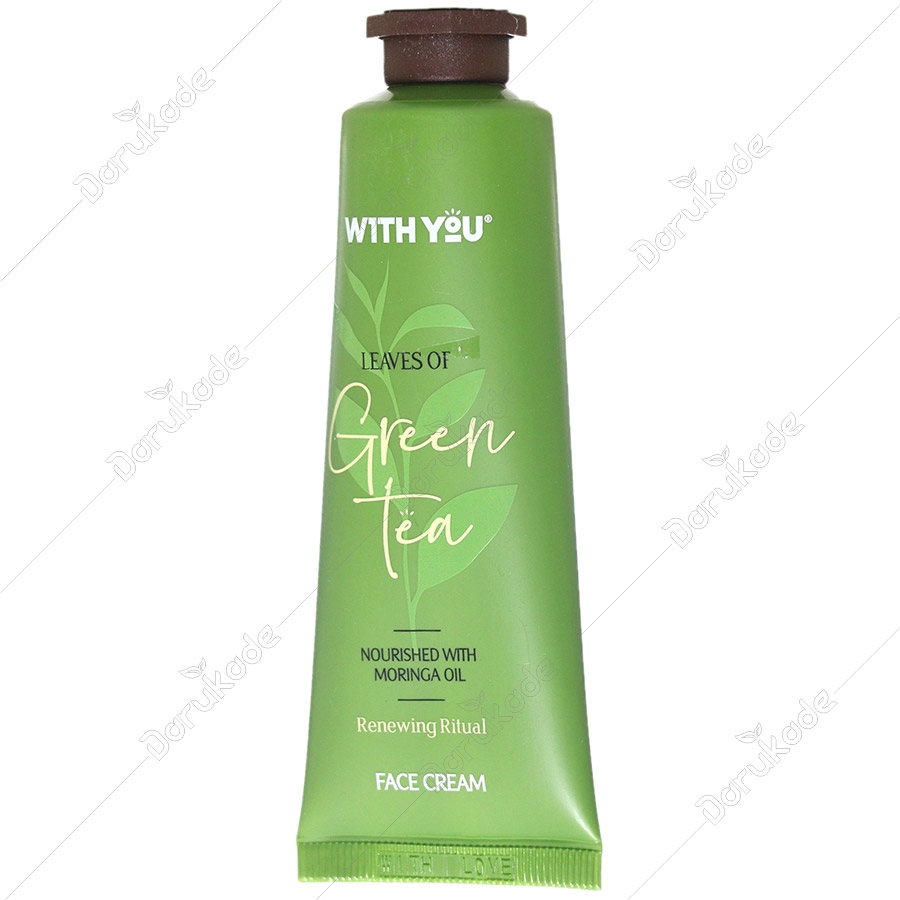 کرم مرطوب کننده صورت حاوی عصاره چای سبز