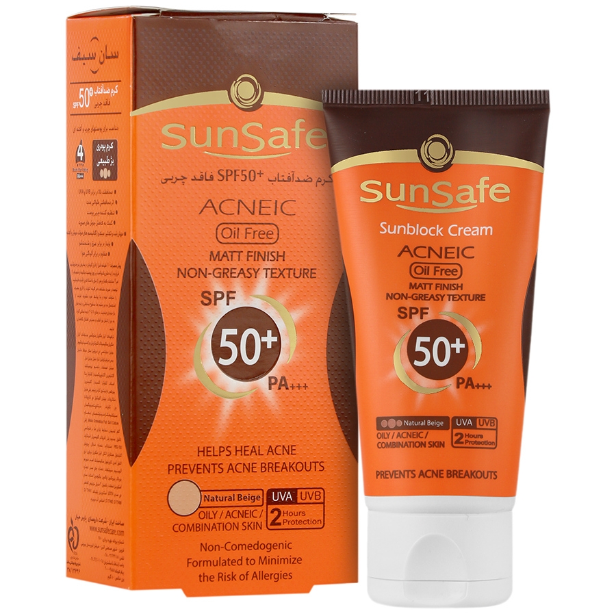 کرم ضد آفتاب آنتی آکنه SPF50