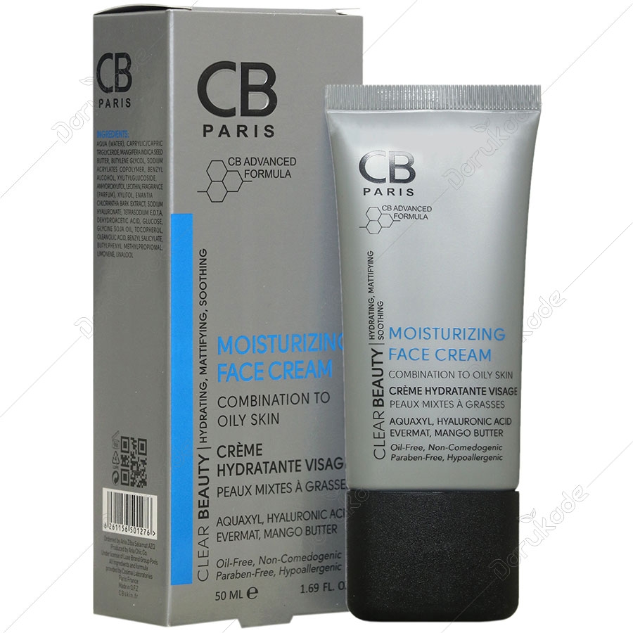 کرم مرطوب کننده صورت سی بی پاریس