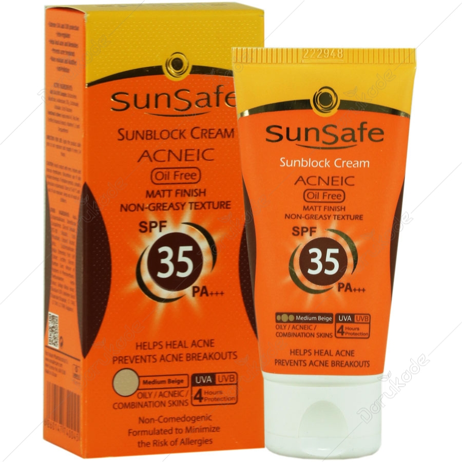 کرم ضد آفتاب آنتی آکنه SPF35