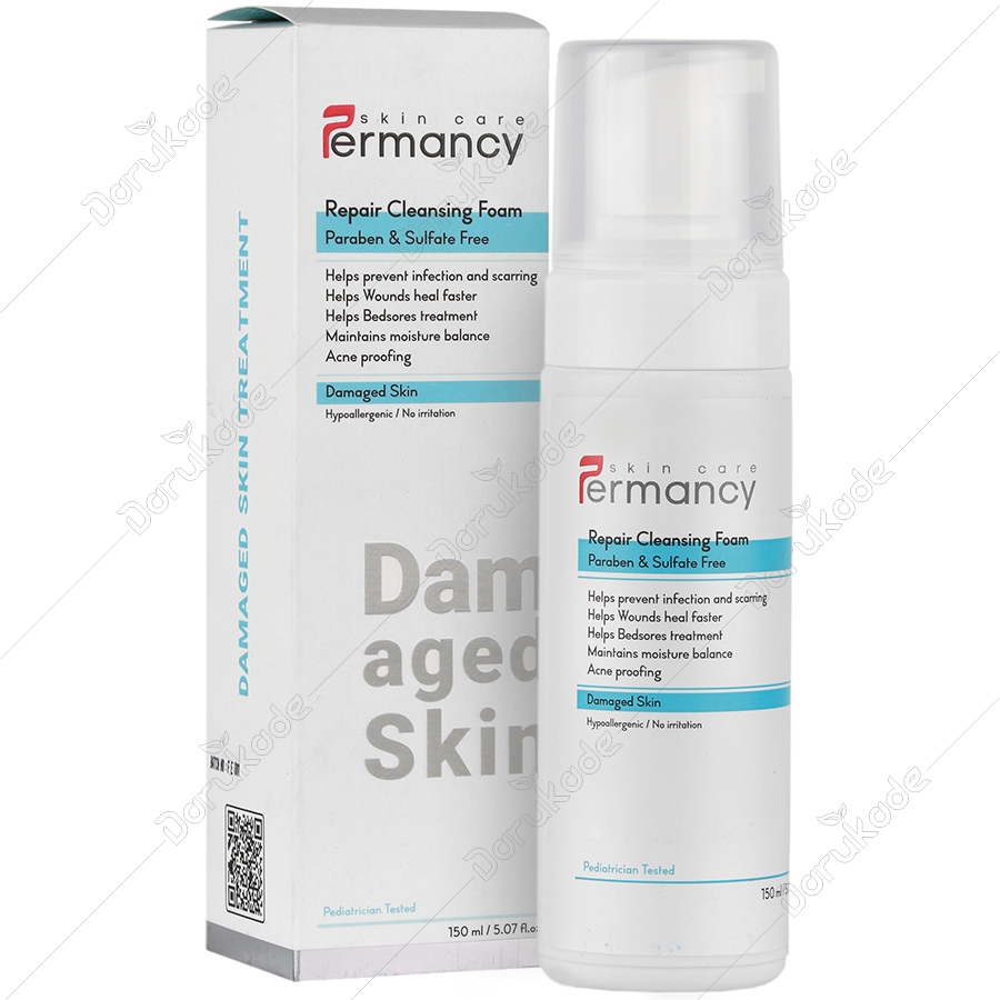 فوم شستشوی پوست آسیب دیده