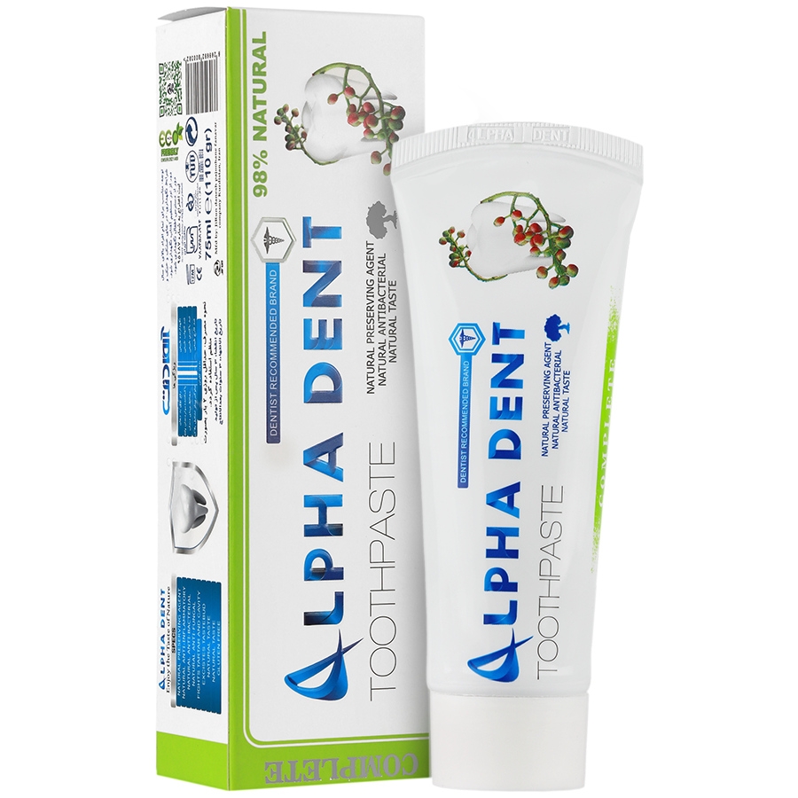 خمیر دندان طبیعی کامل