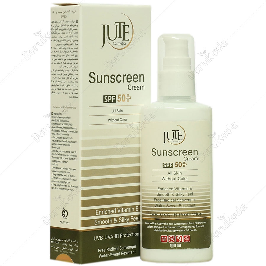 کرم ضد آفتاب ژوت 100 میلی لیتر SPF50