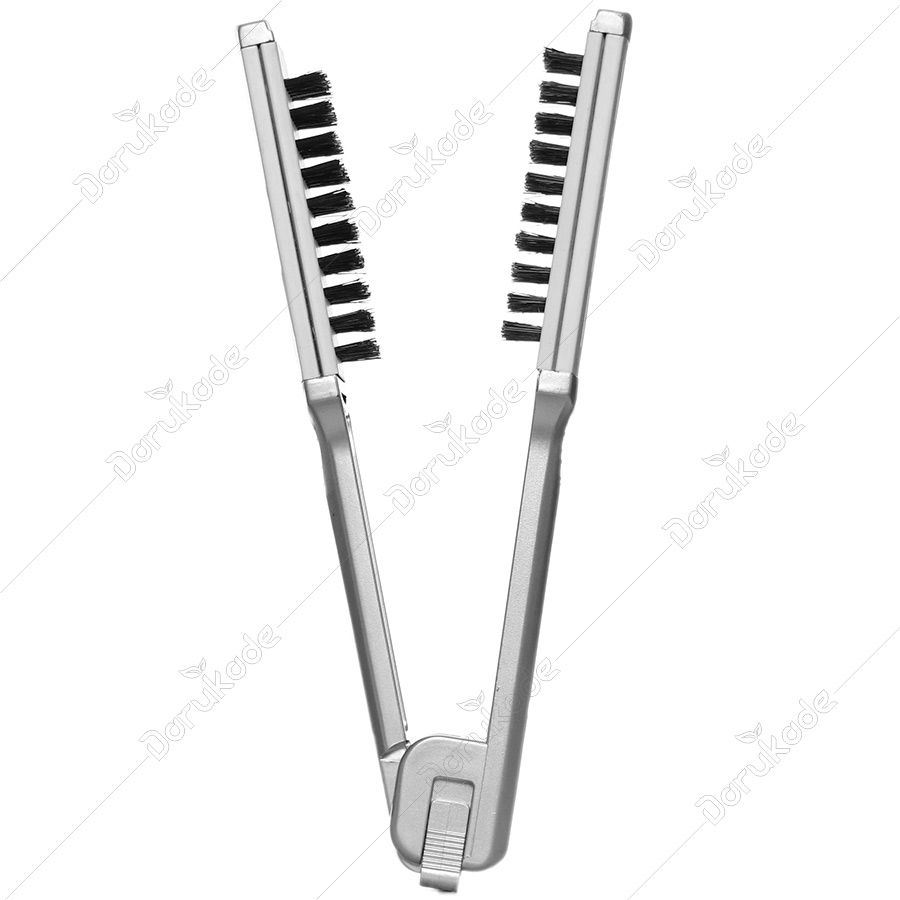 برس مو دوطرفه مدل انبری