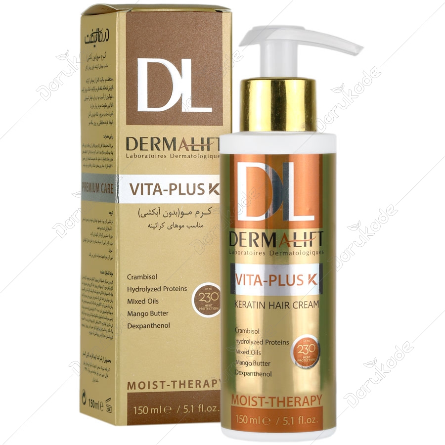 کرم مو بدون آبکشی ویتا پلاس کی