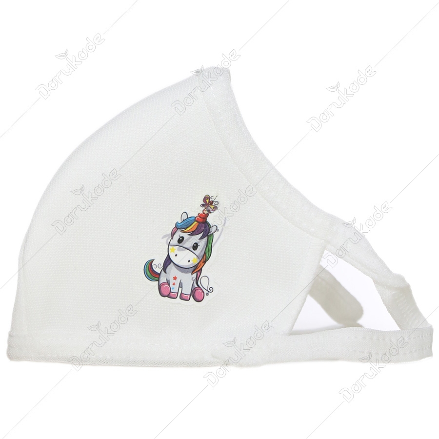 ماسک کودک طرح دخترانه