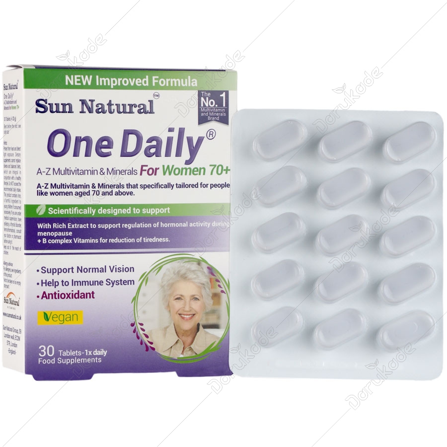 مولتی ویتامین و مینرال وان دیلی بانوان بالای 70  سال