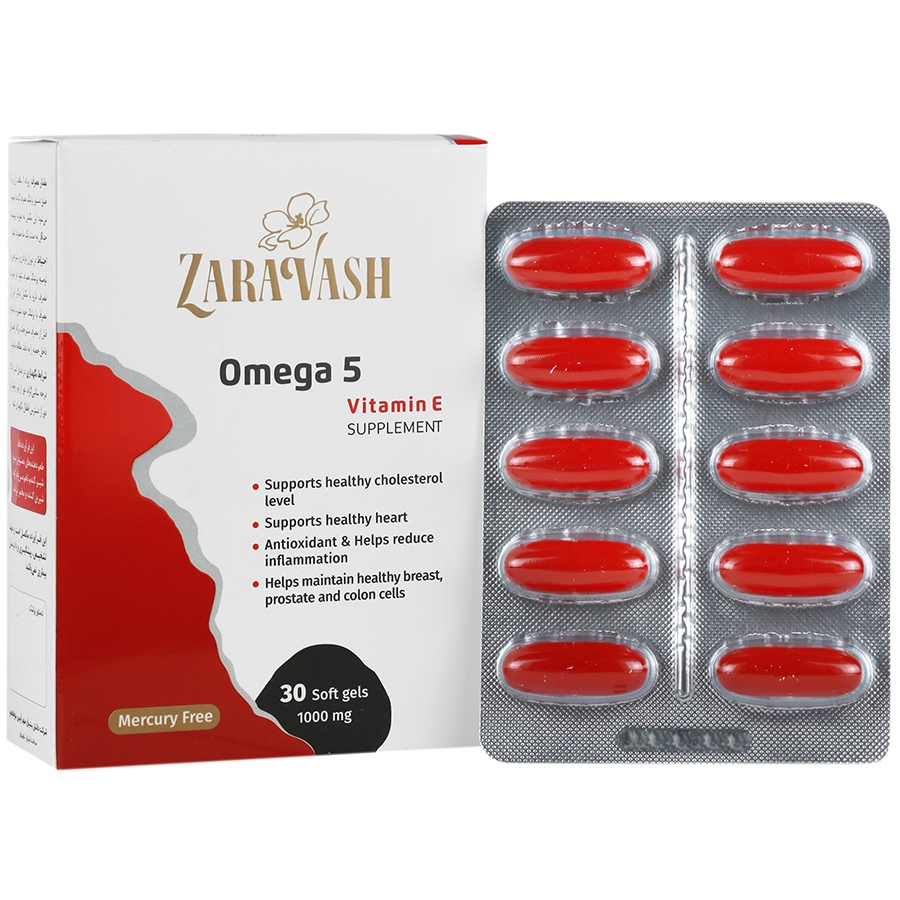 امگا 5 پلاس ویتامین ای