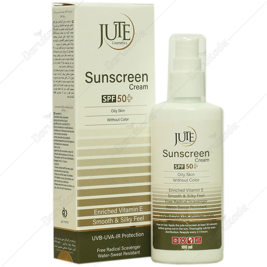 کرم ضد آفتاب ژوت 100 میلی لیتر پوست چرب SPF50