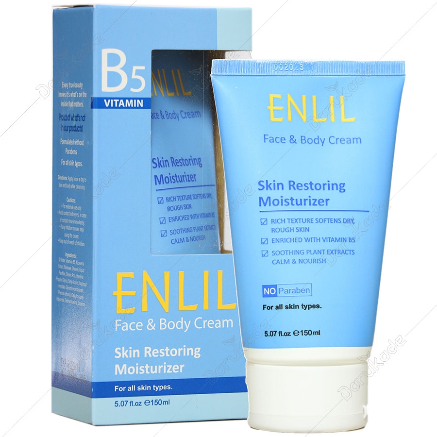 کرم رطوبت رسان صورت و بدن 150 میلی لیتری