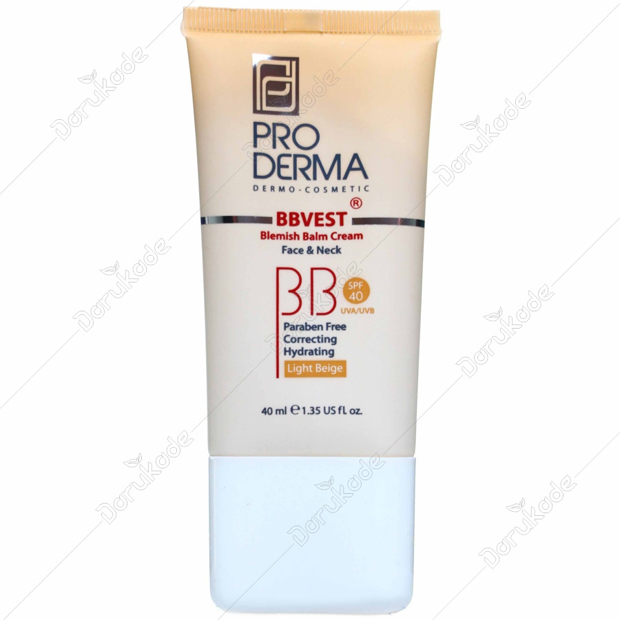 کرم پوشاننده ب ب وست SPF 40  بژ روشن