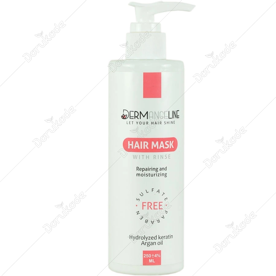 ماسک موی آسیب دیده با آبکشی