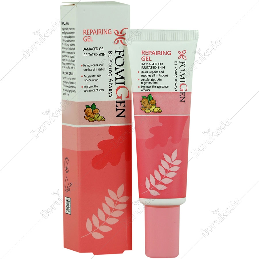 ژل ترمیم کننده پوست آسیب دیده یا تحریک شده