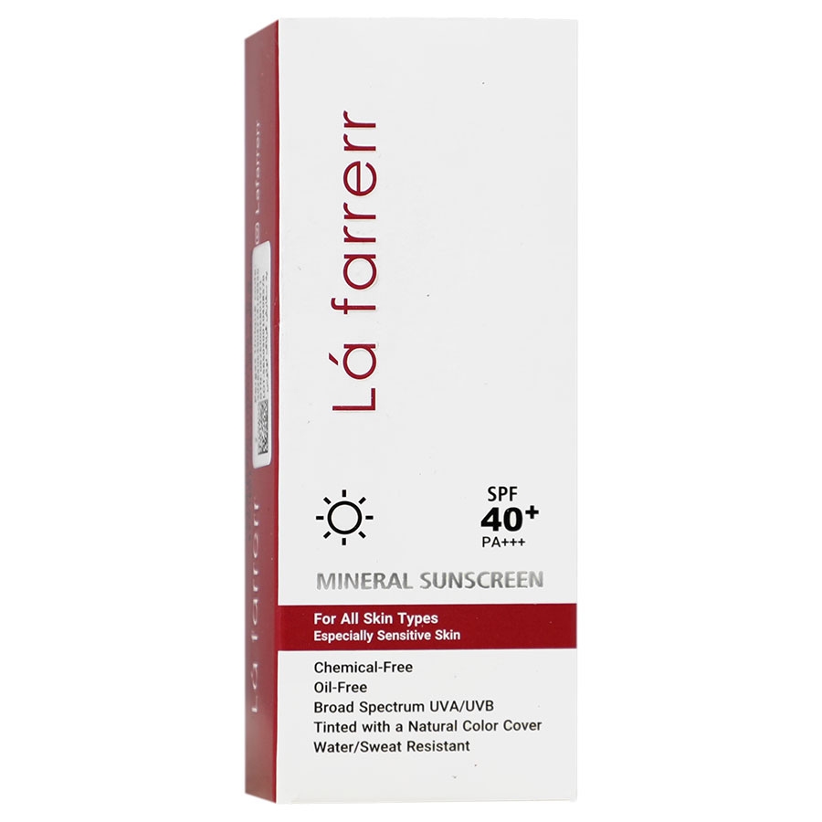 کرم ضد آفتاب مینرال انواع پوست SPF40
