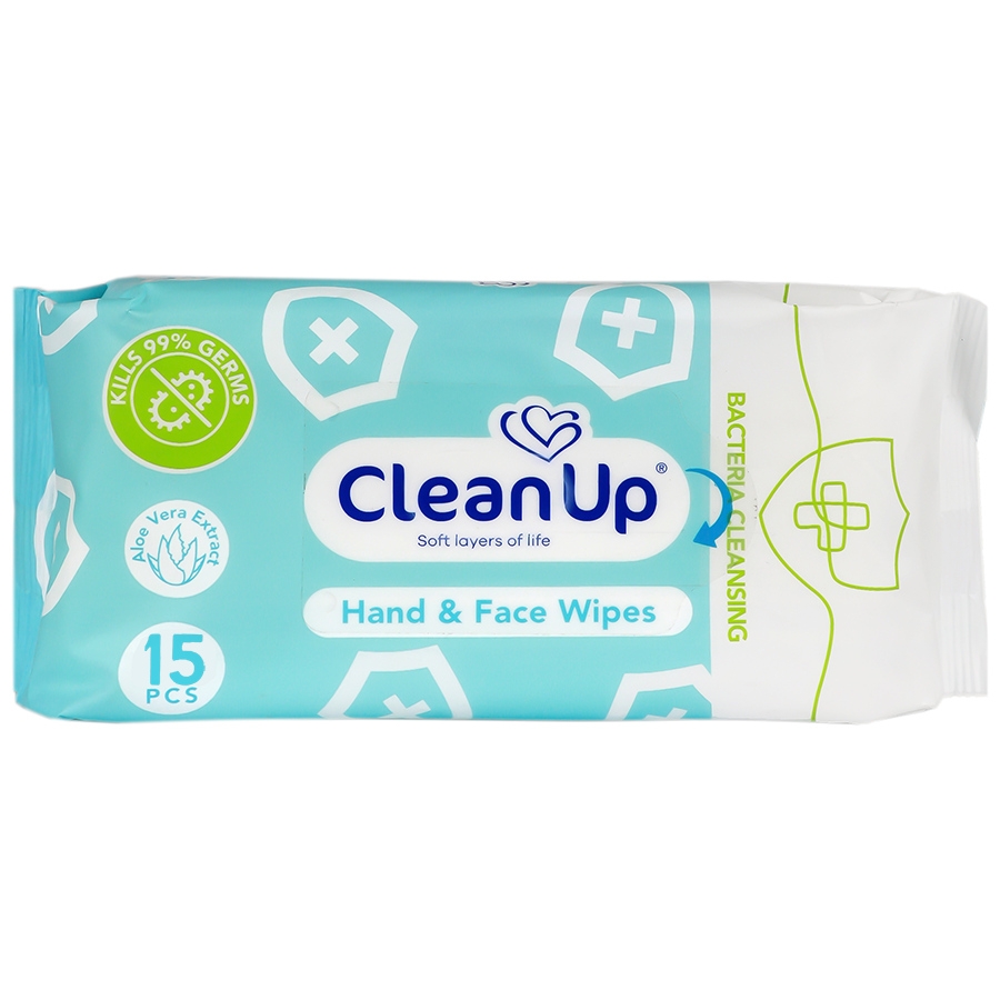 دستمال مرطوب پاک کننده دست و صورت باکتریایی
