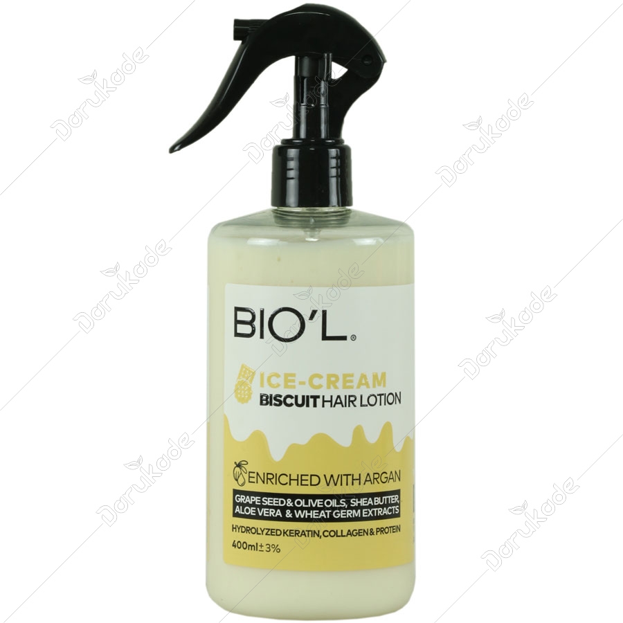 لوسیون مو بستنی بیسکوییتی