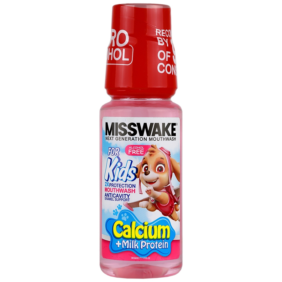 دهان شویه کودکان حاوی کلسیم و پروتئین شیر