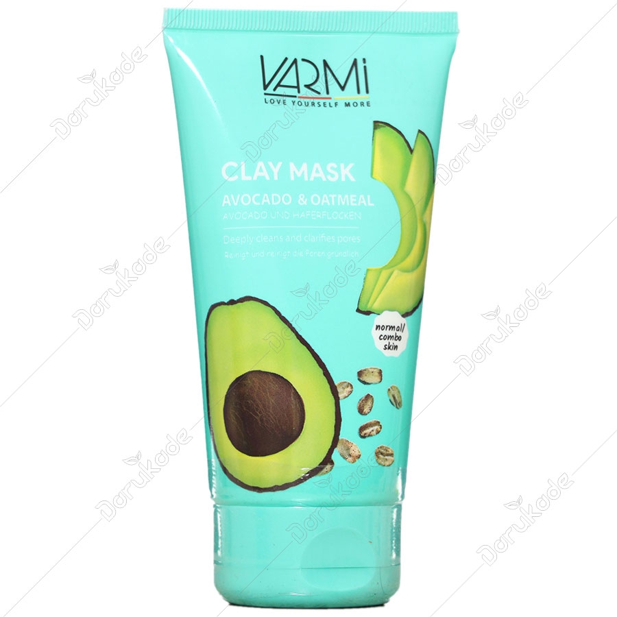 ماسک صورت خاک رسی جو و آووکادو وارمی