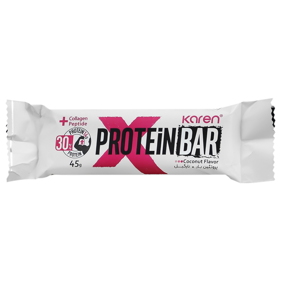 پروتئین بار 45 گرمی طعم نارگیل